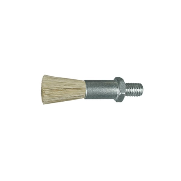 5/8 D Body Horsehair Fill .093 Orifice Male Thread Flow Thru Brush, PK6